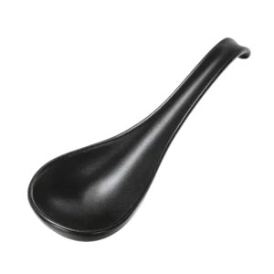 Porcelain Soup Spoon Black 5.9 L