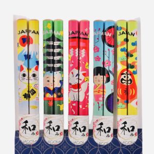 5 Pairs Chopsticks Set