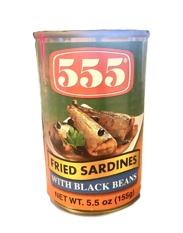 555 Fried Sardines w Black Bean 5.5oz